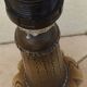 Large African Style Ceramic Lamp Stand