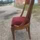 Suite de 6 chaises empire col de cygne