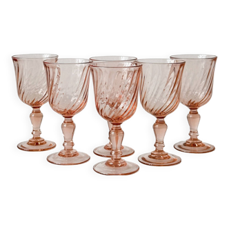 6 verres à liqueur Rosaline