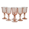 6 verres à liqueur Rosaline