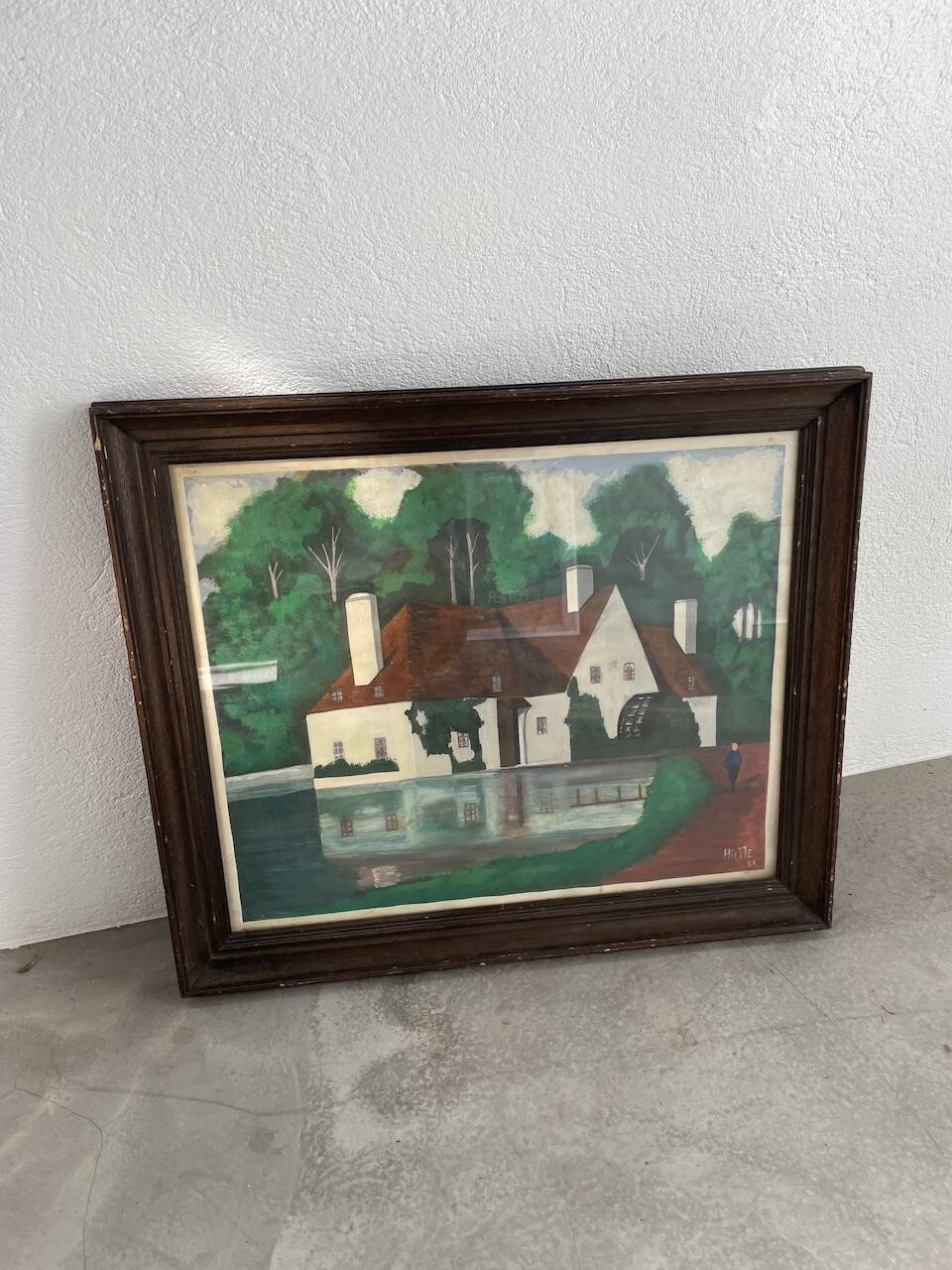 Framed oil “mill” 1981