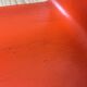 Space age wall coat holder with its tablet 1970 orange