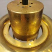 Hanging lamp from the 1970s-1980s, produced by Danish Vitrika, made of brass.
