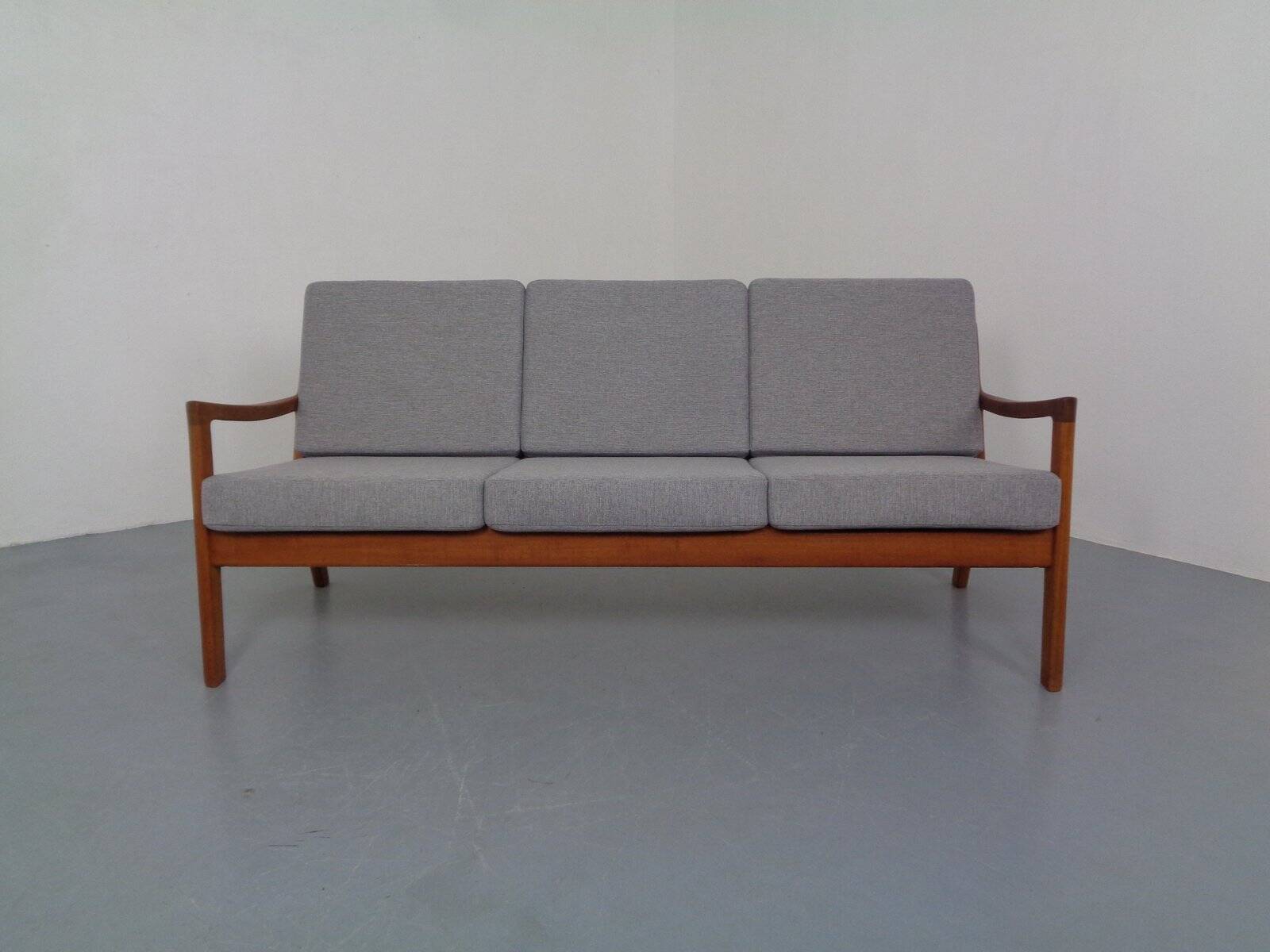 Senator Teak 3-Seater Sofa by Ole Wanscher for France & Son, Denmark, 1960s