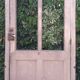 Porte ancienne vitrée 211,5x105,5cm et son cadre porte d'entrée