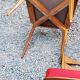 Set of 6 vintage Scandinavian style chairs from the 50s