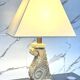 Large Travertine and Stone Table Lamp, 1970s