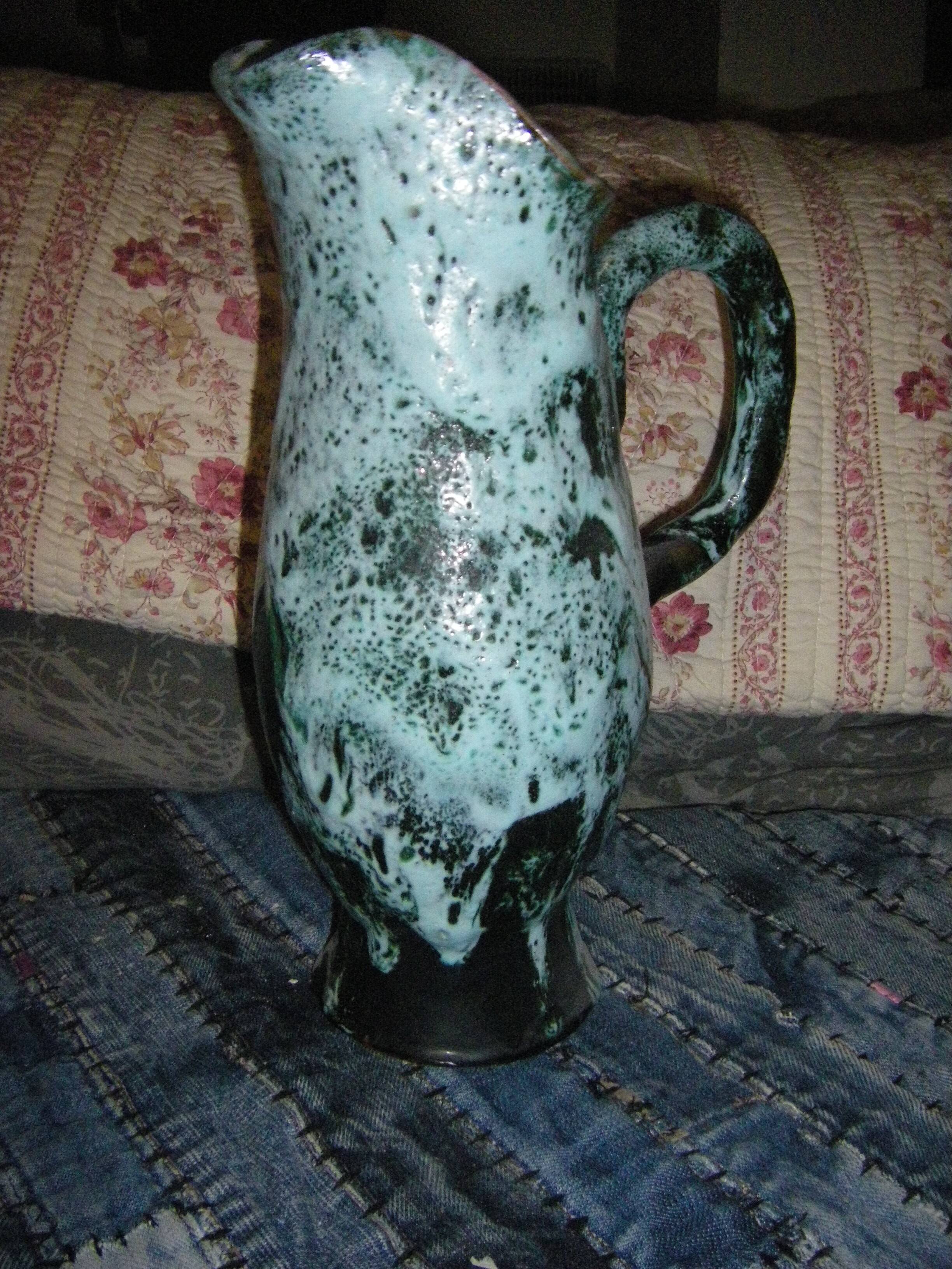 Vintage ceramic pitcher