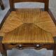 8 rustic oak chairs combining modern lines and Breton craftsmanship by a student of Joseph Savina 1950s