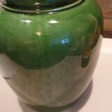 Vase vert H.26cm