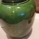 Green vase H.26cm