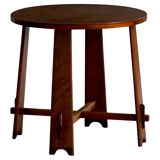 Modern Danish, side table / sculptural console in oak, 1940s