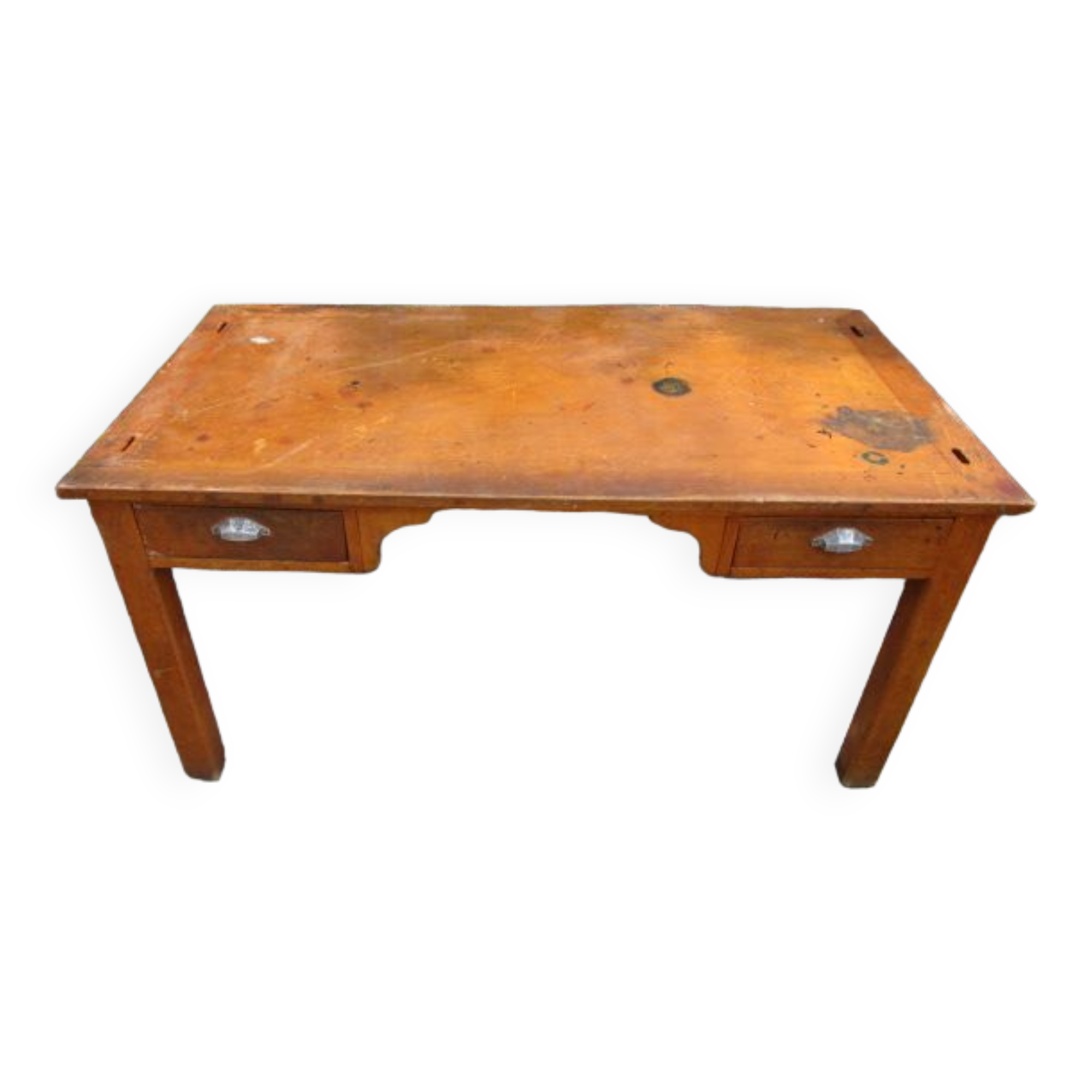 Oak workshop or work desk/table