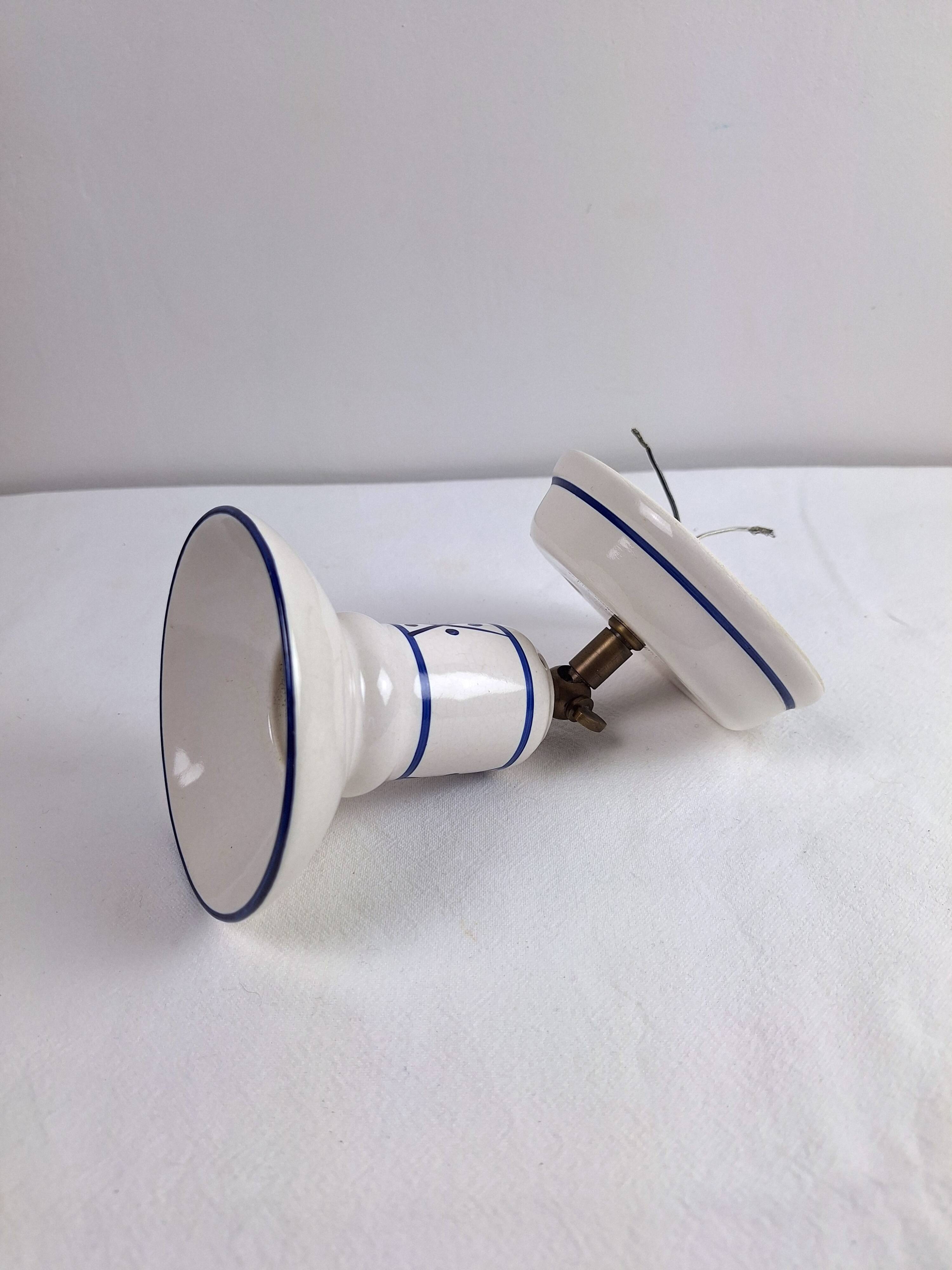 Rustic shabby kitchen ceramic spotlight