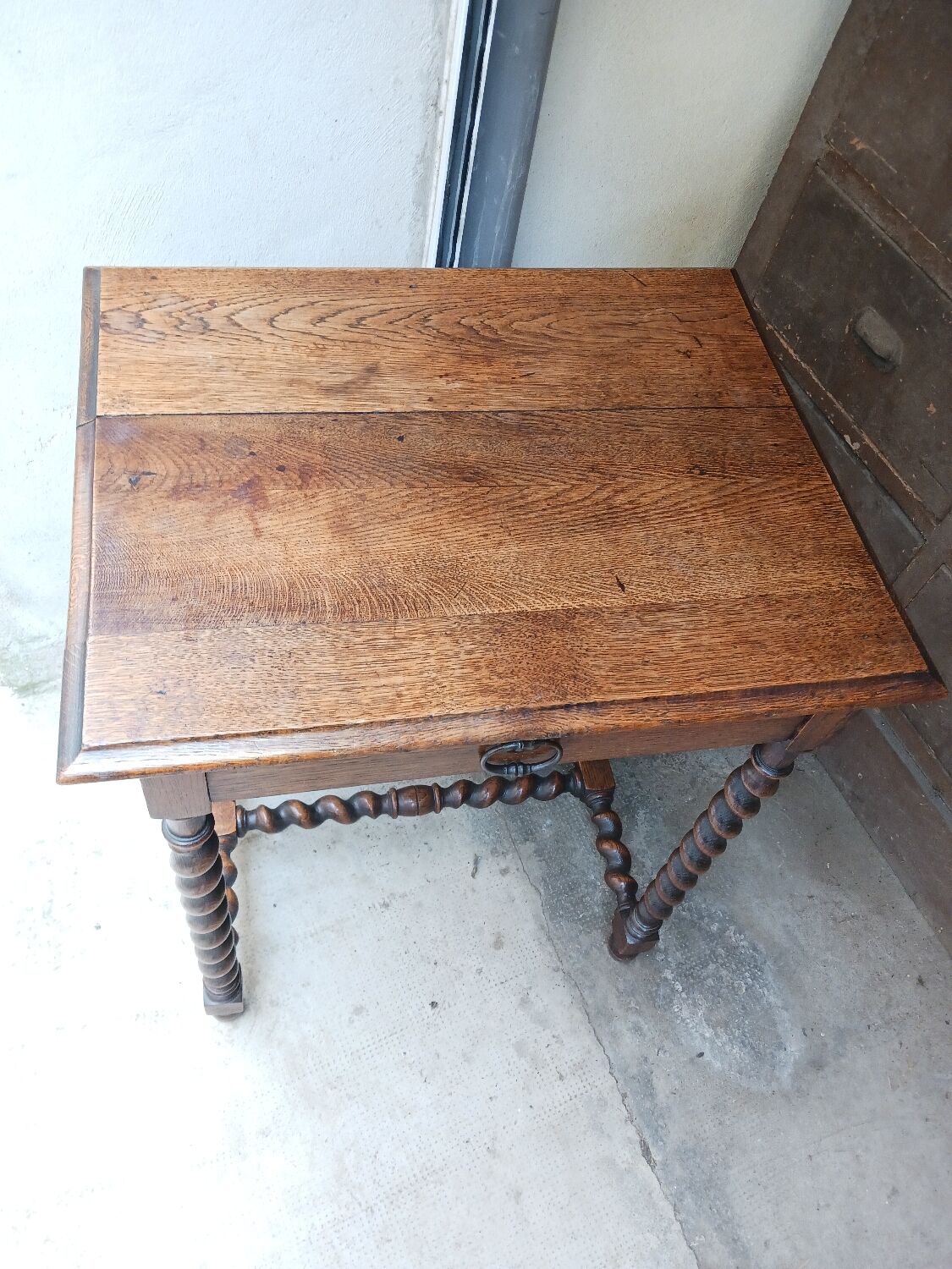 Table, desk style Louis XIII early XX th