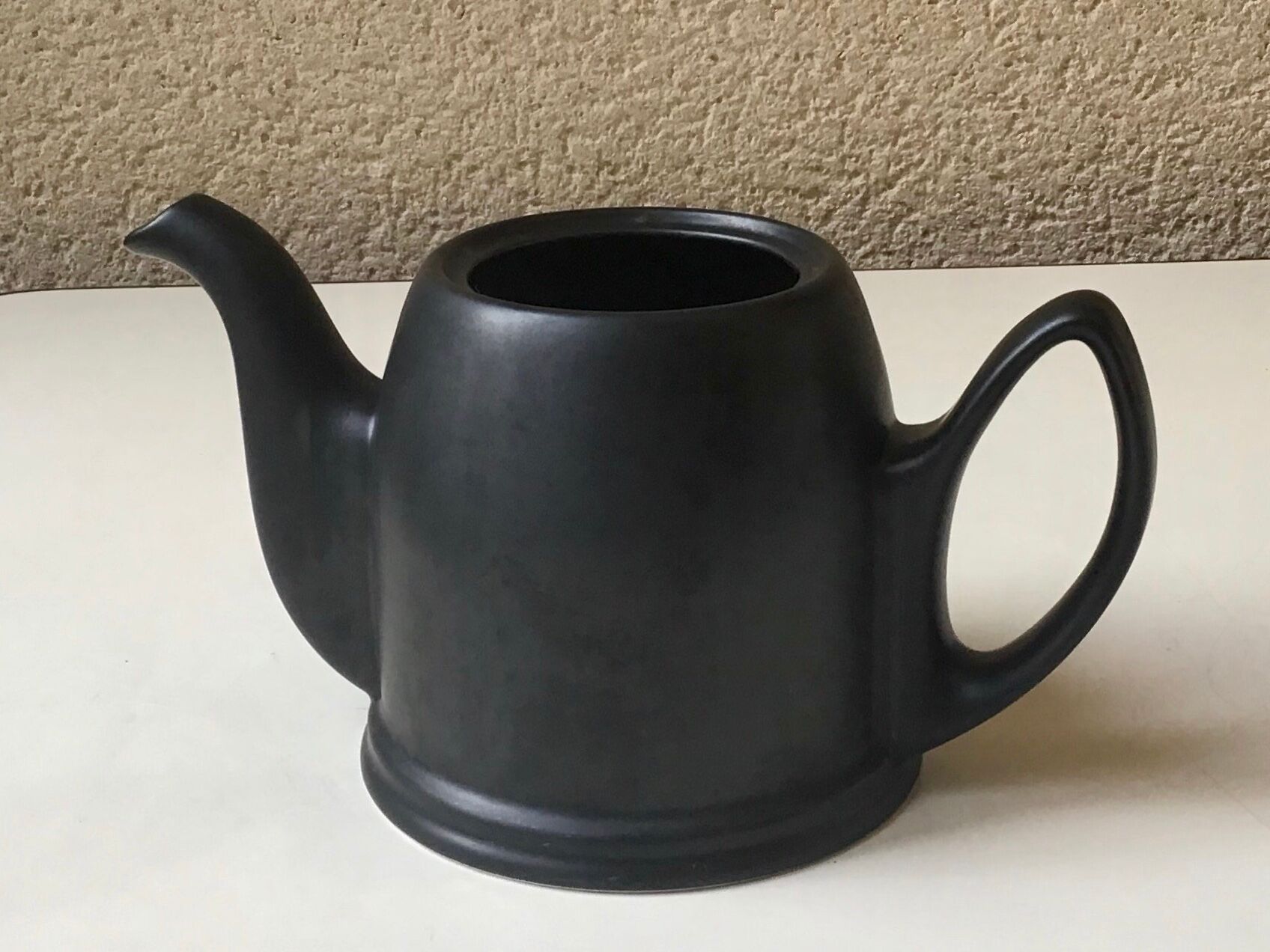 Guy Degrenne salam calorifuge teapot 4 ceramic cups - vintage chrome 70