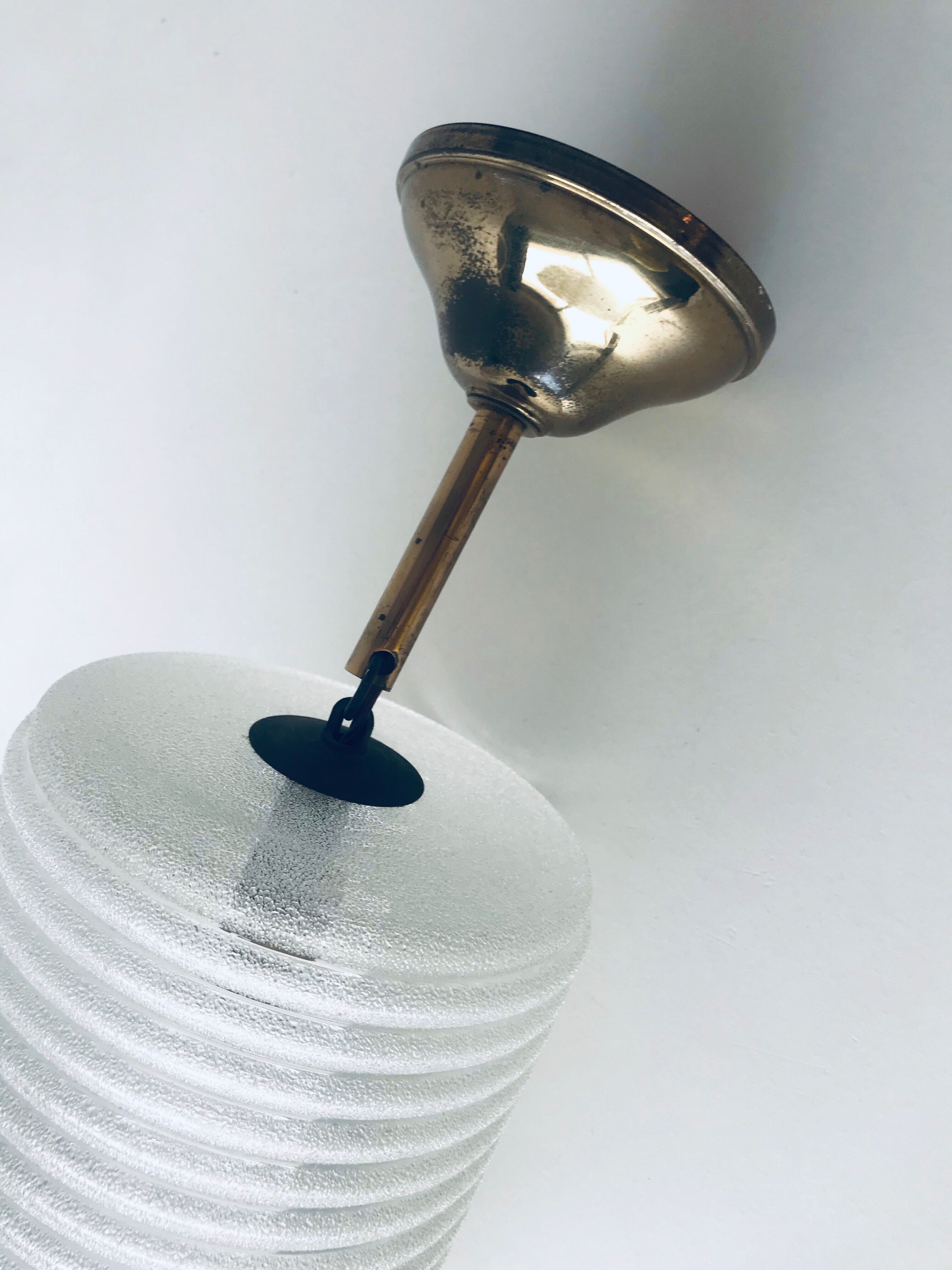 Granite glass hanging lamp