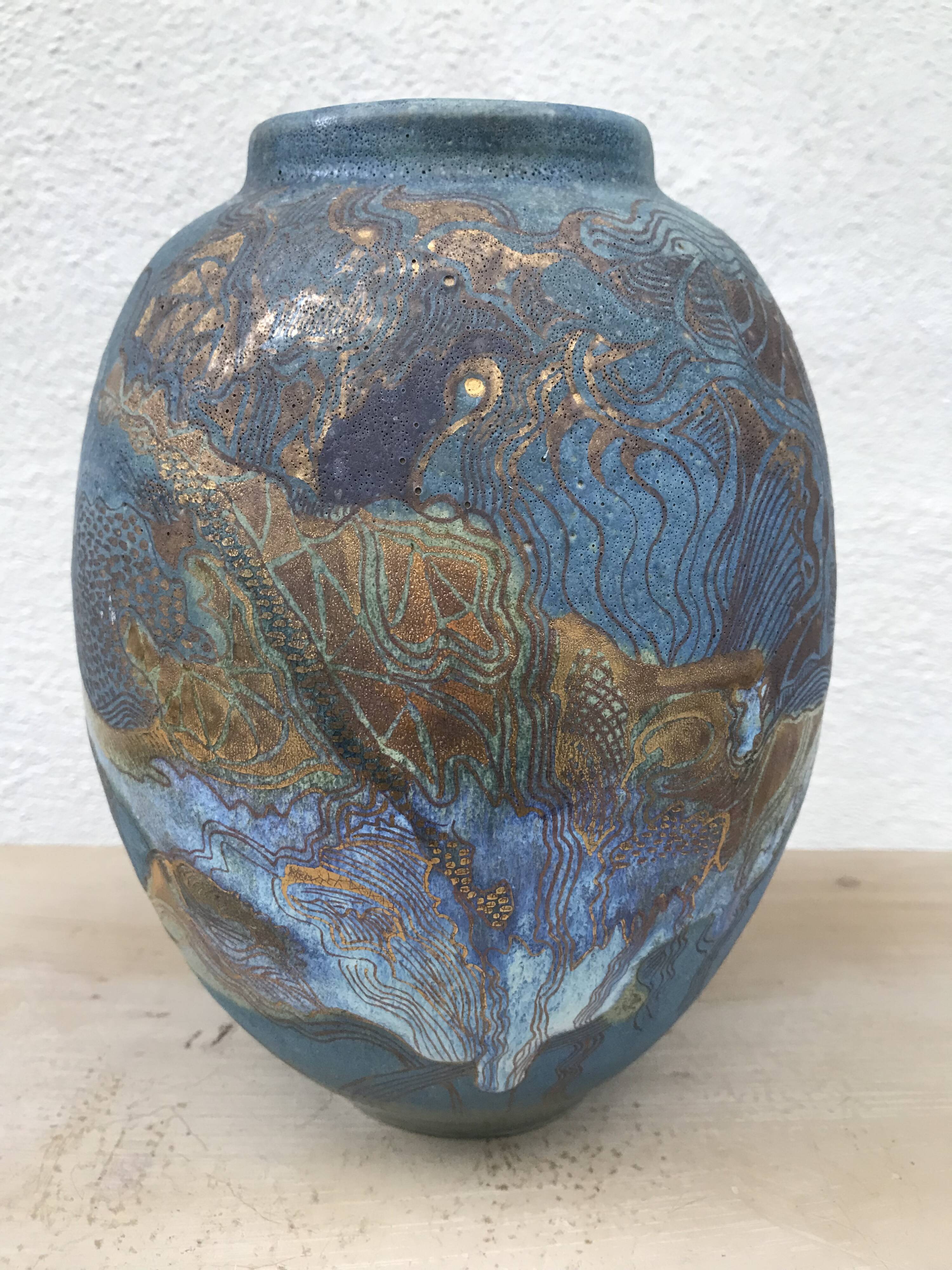 Vase Marc Roussel 80's