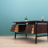 Rosewood desk, Danish design, 1970s, made by Omann Jun