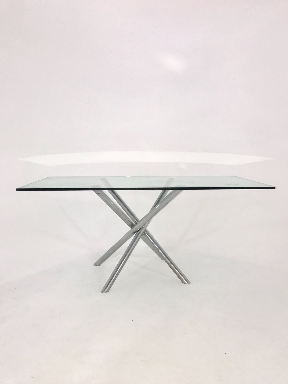 Beautiful glass dining table