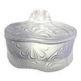 Art Deco Molded Glass Candy Box / Powder Box – Palmette