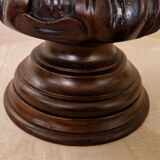 Small mahogany column table