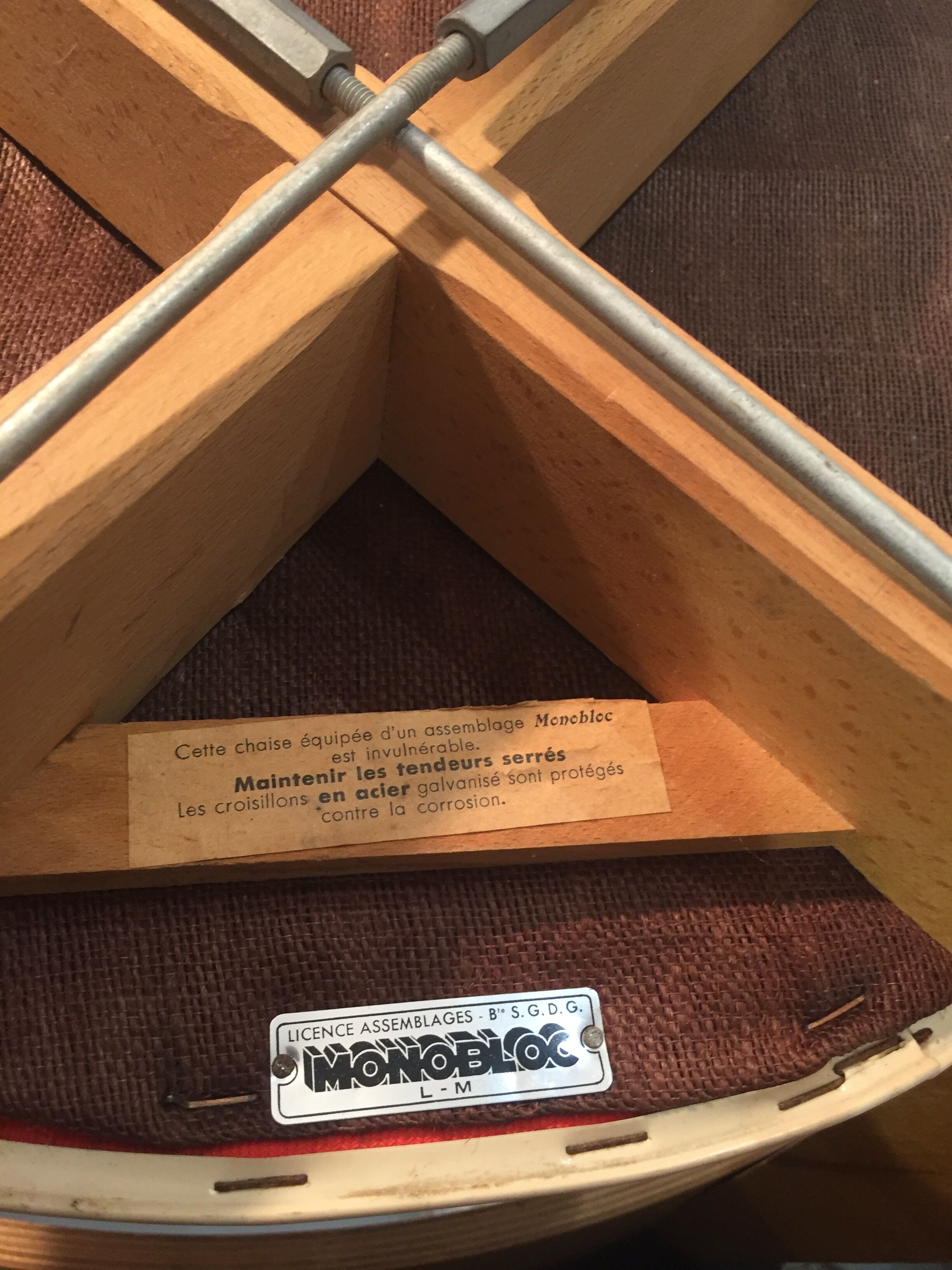 Pair of Monobloc chairs