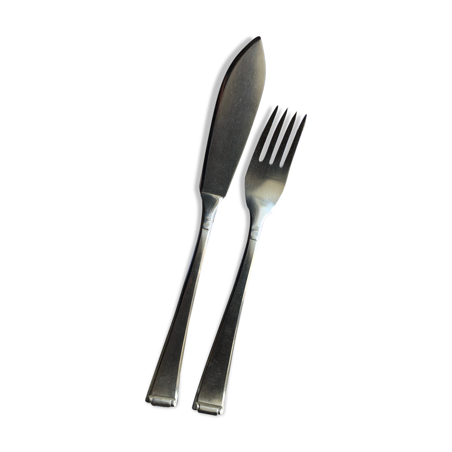 Série de 12 couverts à poissons