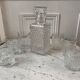 Set of a whiskey decanter and 6 glasses