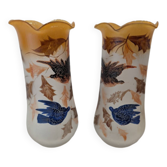 Pair of antique Art Nouveau vases