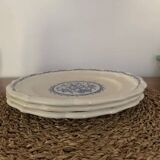 Set of 3 Gien Decor Rouen Plates 32