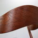 Mid- Century Set Of Two Organic Shape Teak Dinning Room Chairs, 1960 Denmark