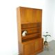 Meuble en teck design danois Poul Hundevad avec compartiments Lp, vintage