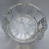 Heavy crystal ashtray Muller France 1930s