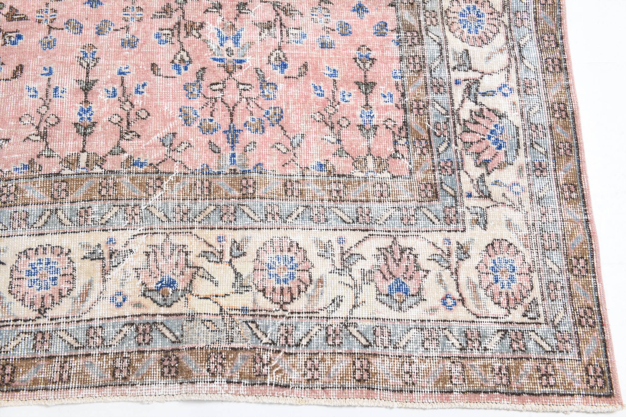 8x11 Blush Pink Oversize Persian Rug, 247x349Cm