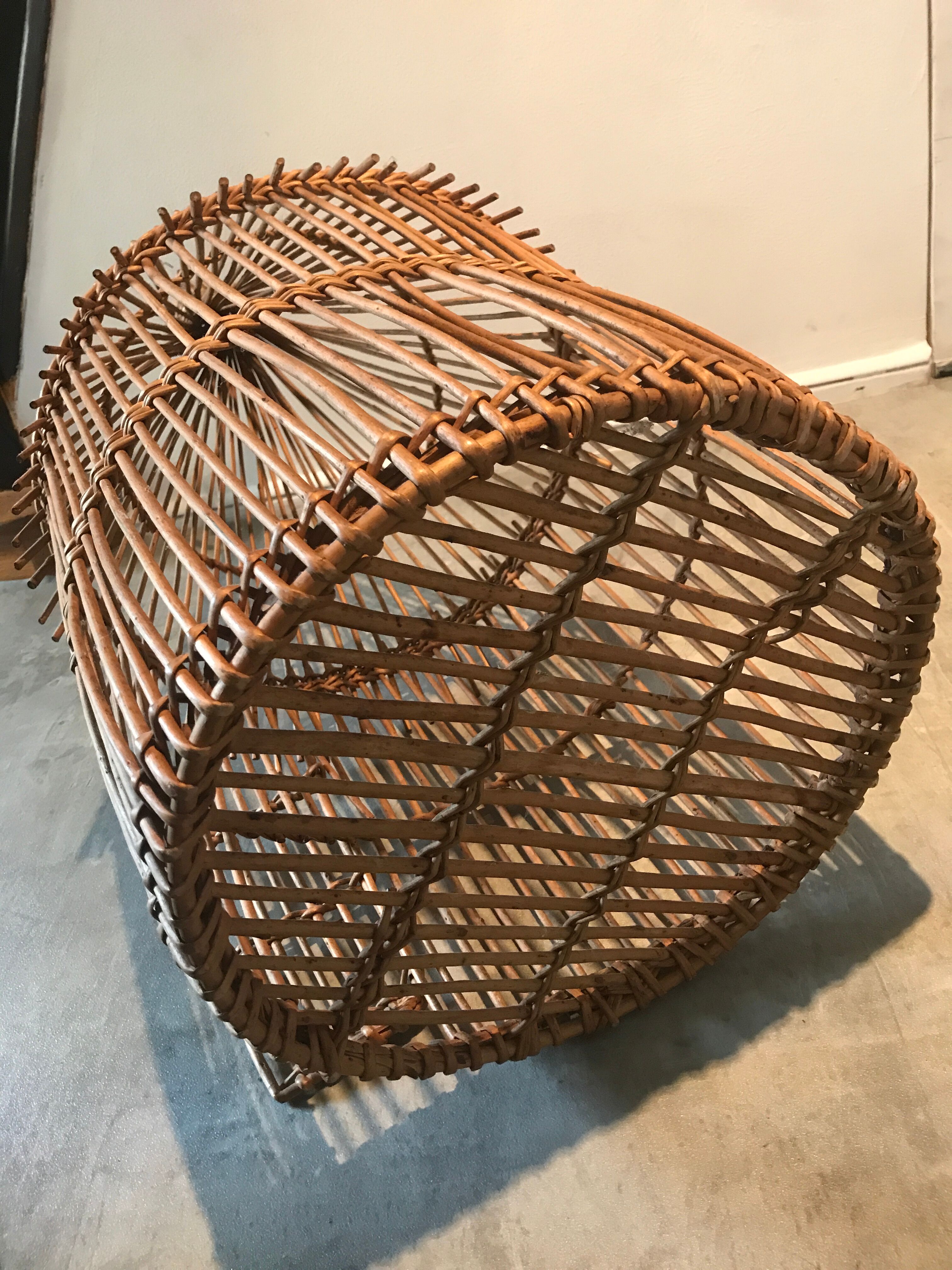 Rattan bird cage