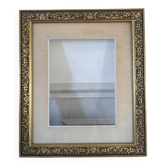 Golden frame with moldings