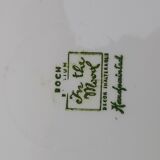 10 tiled dessert plates Boch Belgium