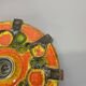 Cubic ceramic 31cm colorful "pop art" fat lava wall light element, germany, 1970