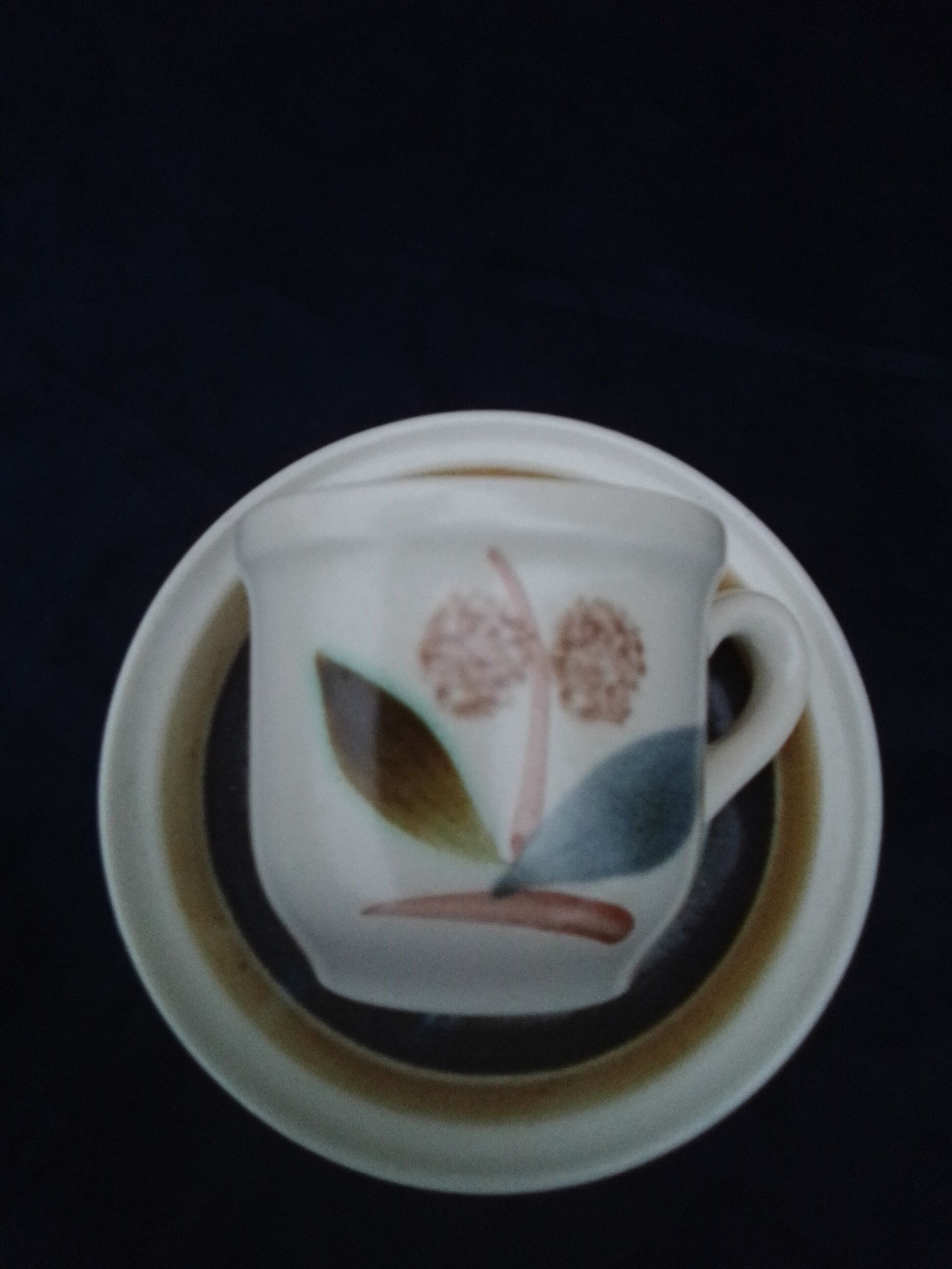 Gien sandstone coffee set coffee maker and 10 cups