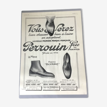 Perrouin shoes advertising