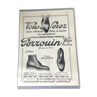 Perrouin shoes advertising