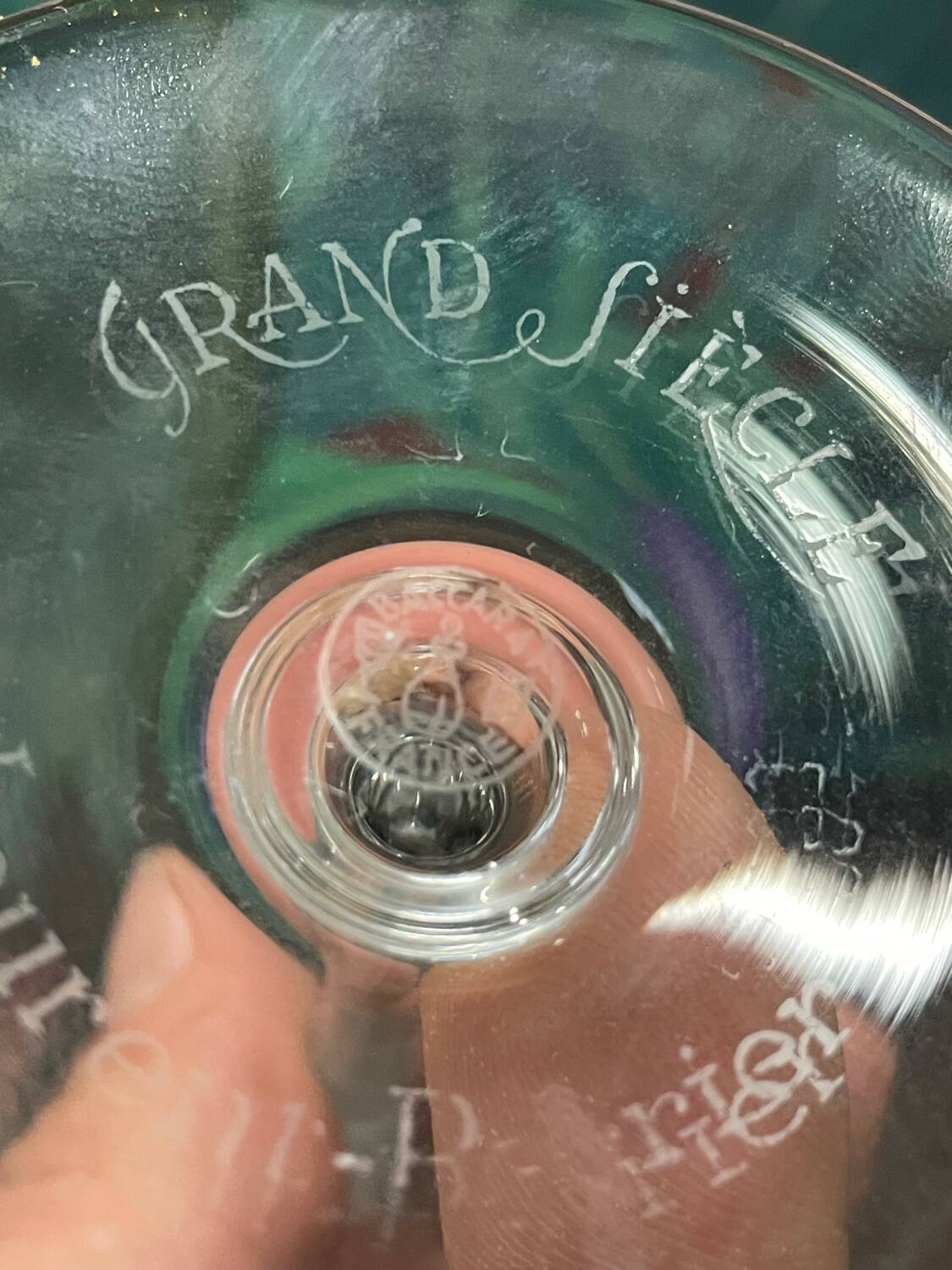 6 Baccarat champagne flutes, grand siècle crystal, Laurent Perrier