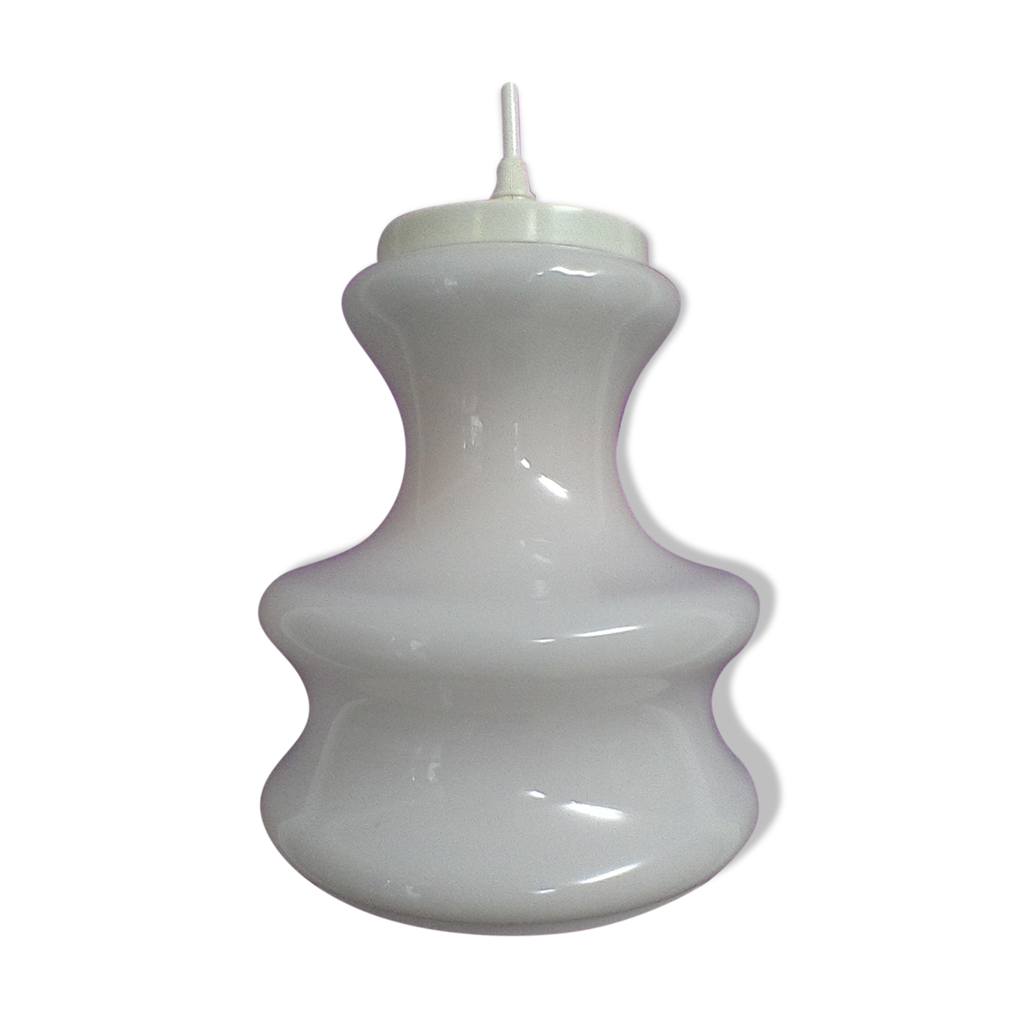 Hanging in opaline 70" vintage.