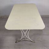 Table de jardin métal blanc