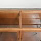 Vintage wooden counter / display cabinet / museum cabinet with warm colours