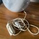 Pied de lampe en marbre