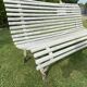 Banc vintage de jardin des années 60