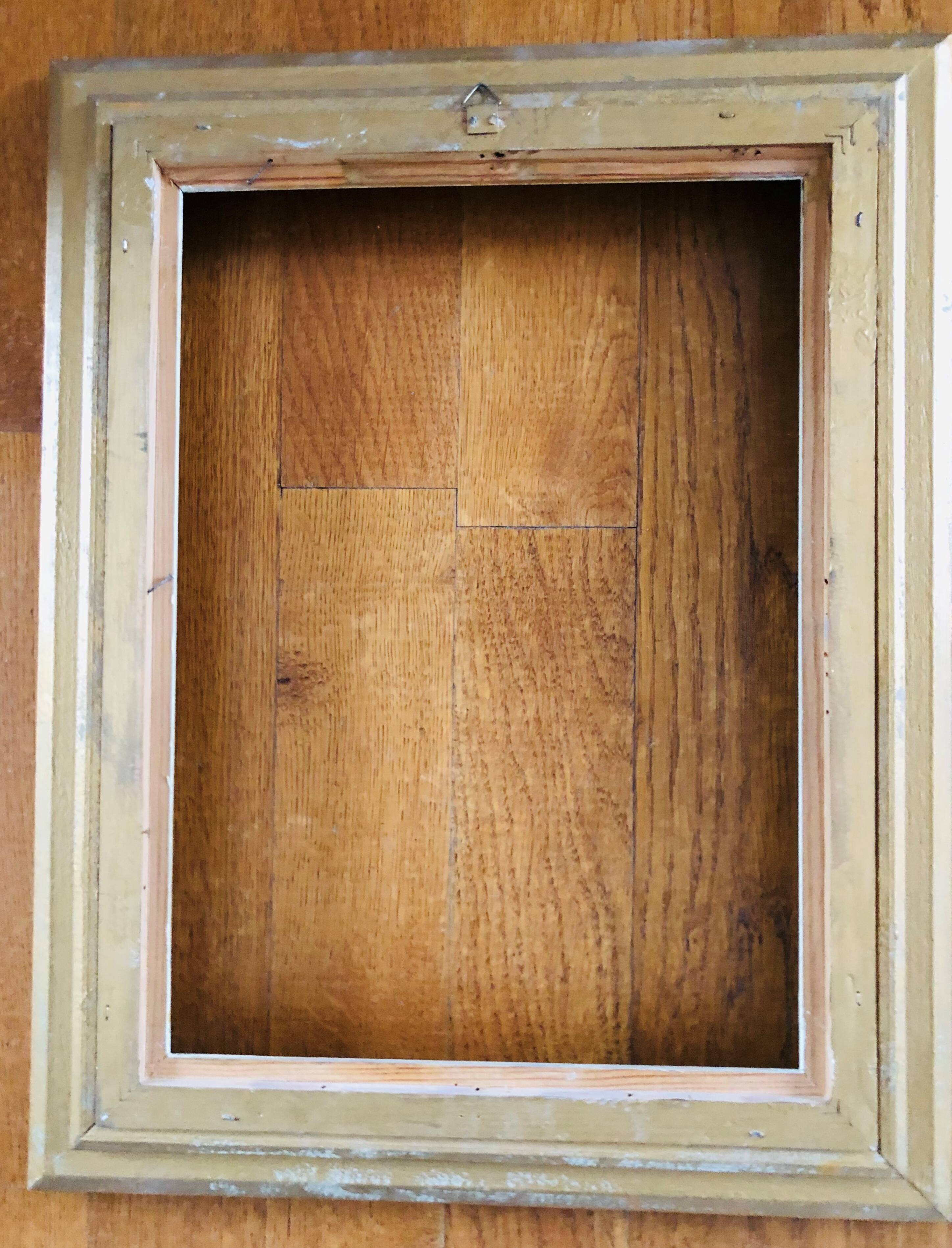 Gilded molded wood frame