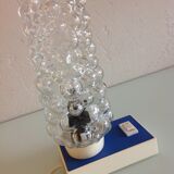 Bubbled glass bedside lamp by Helena Tynell 60/70